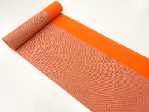 アンティーク　縞模様織出し八寸帯地反物